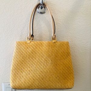 Adrienne Vittadini Straw Handbag
